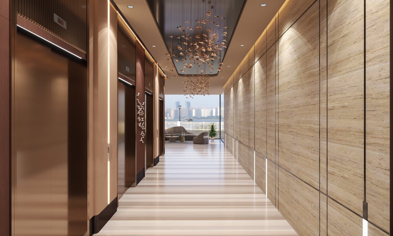 Ocean Tower by Ahmed Al Ansari Real Estate Development, image 16 of 17. Render supplied by developer.