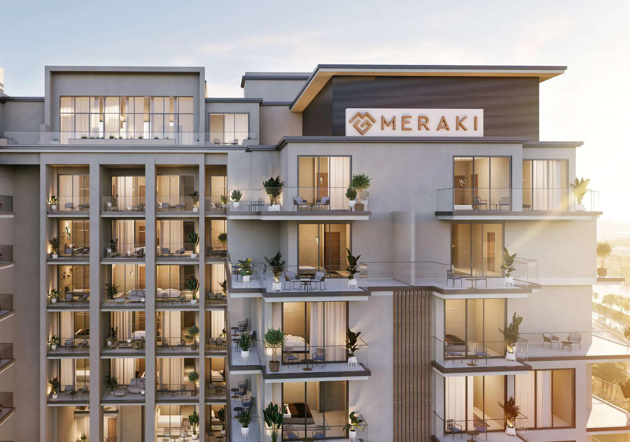 Nirvana Residences 1 by Meraki, image 1 of 7. Render supplied by developer.