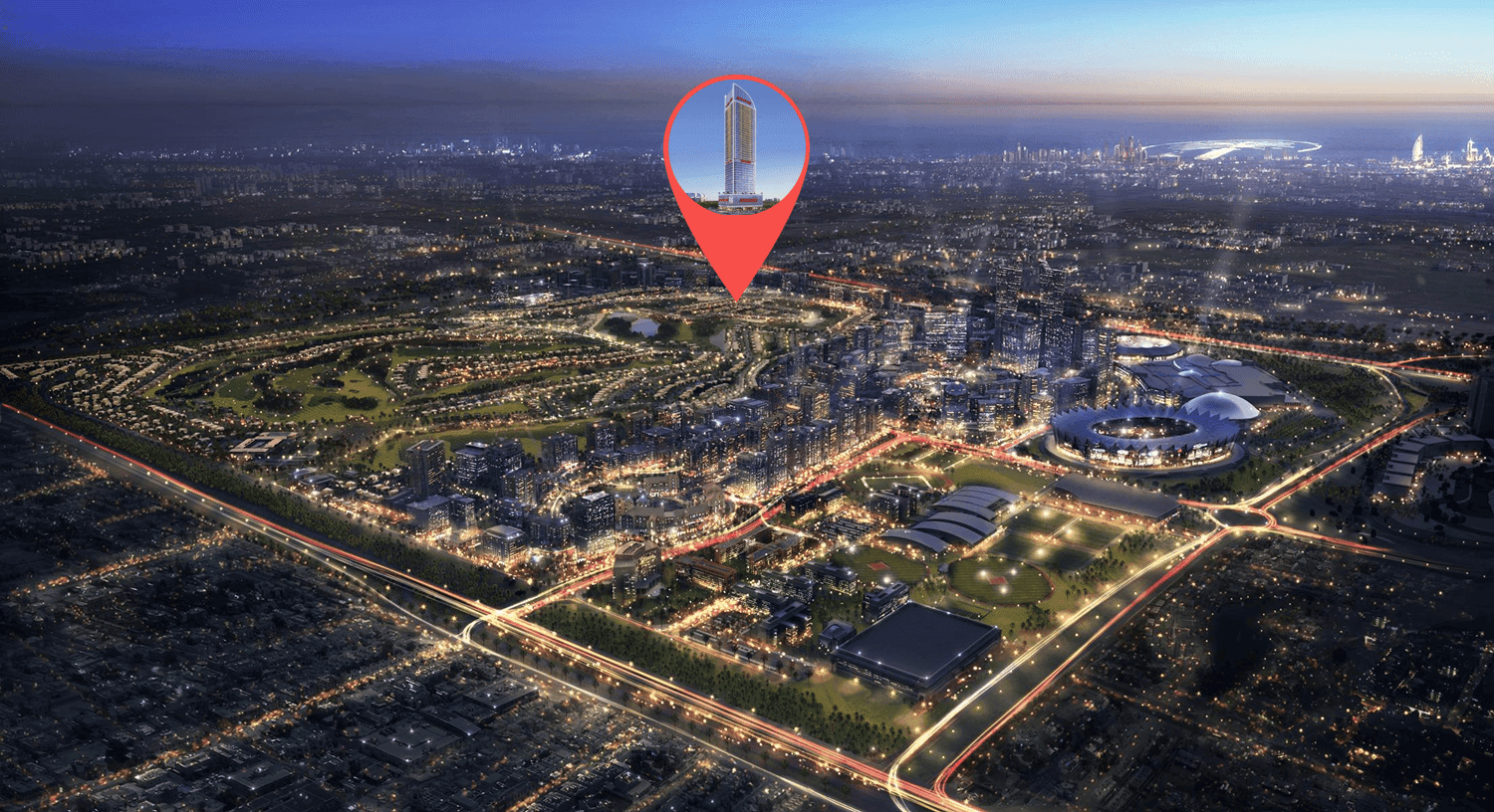 Aspirz by Danube, Dubai Sports City. Render supplied by developer.