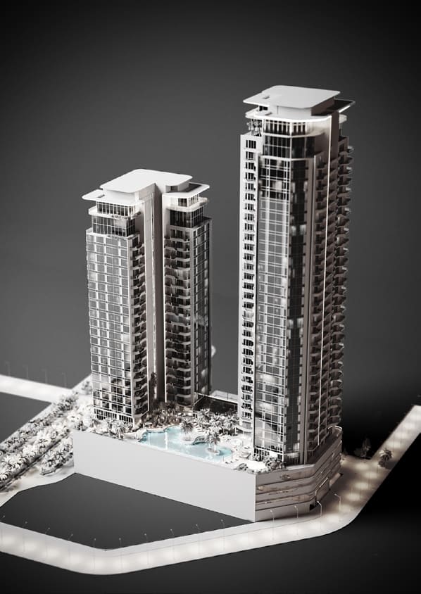 The Orchard Place Towers A & B by Peak Summit Real Estate Development, image 3 of 28. Render supplied by developer.