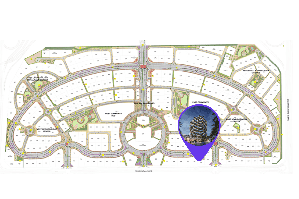 Forest City 2 by Al Helal Al Zahaby Real Estate Development (HZ Development), image 18 of 20. Render supplied by developer.