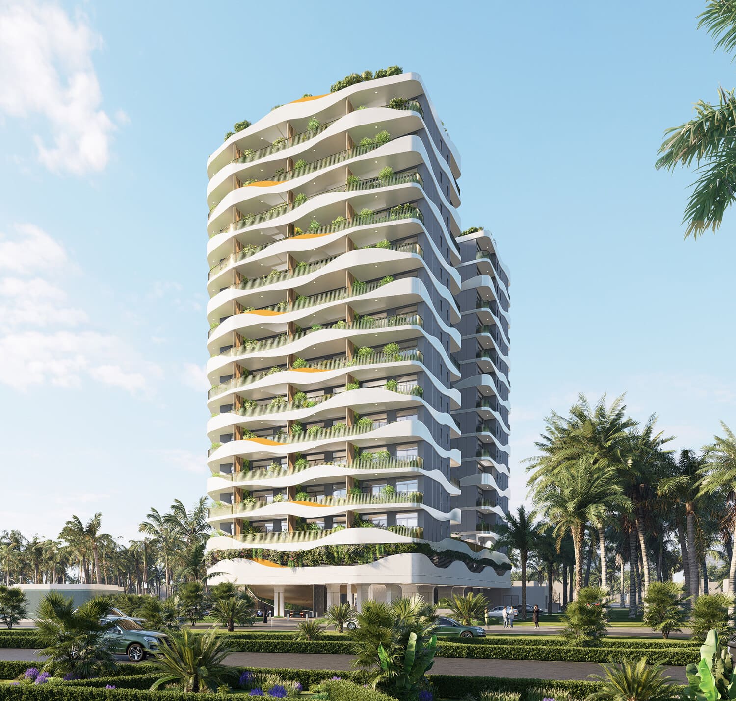 Forest City 2 by Al Helal Al Zahaby Real Estate Development (HZ Development), image 2 of 20. Render supplied by developer.