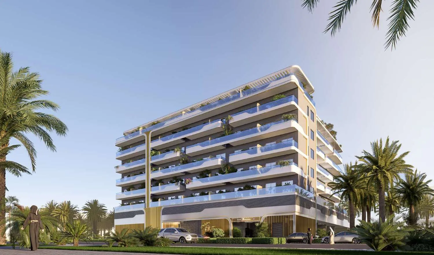 Sports View 2 by Al Helal Al Zahaby Real Estate Development (HZ Development), image 2 of 14. Render supplied by developer.