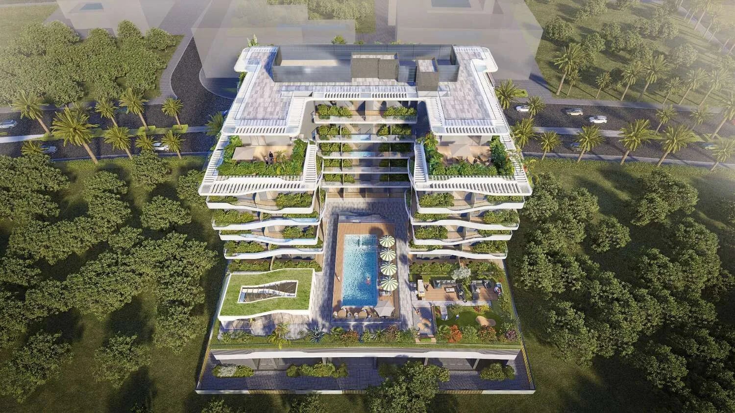 Sports View 2 by Al Helal Al Zahaby Real Estate Development (HZ Development), image 3 of 14. Render supplied by developer.
