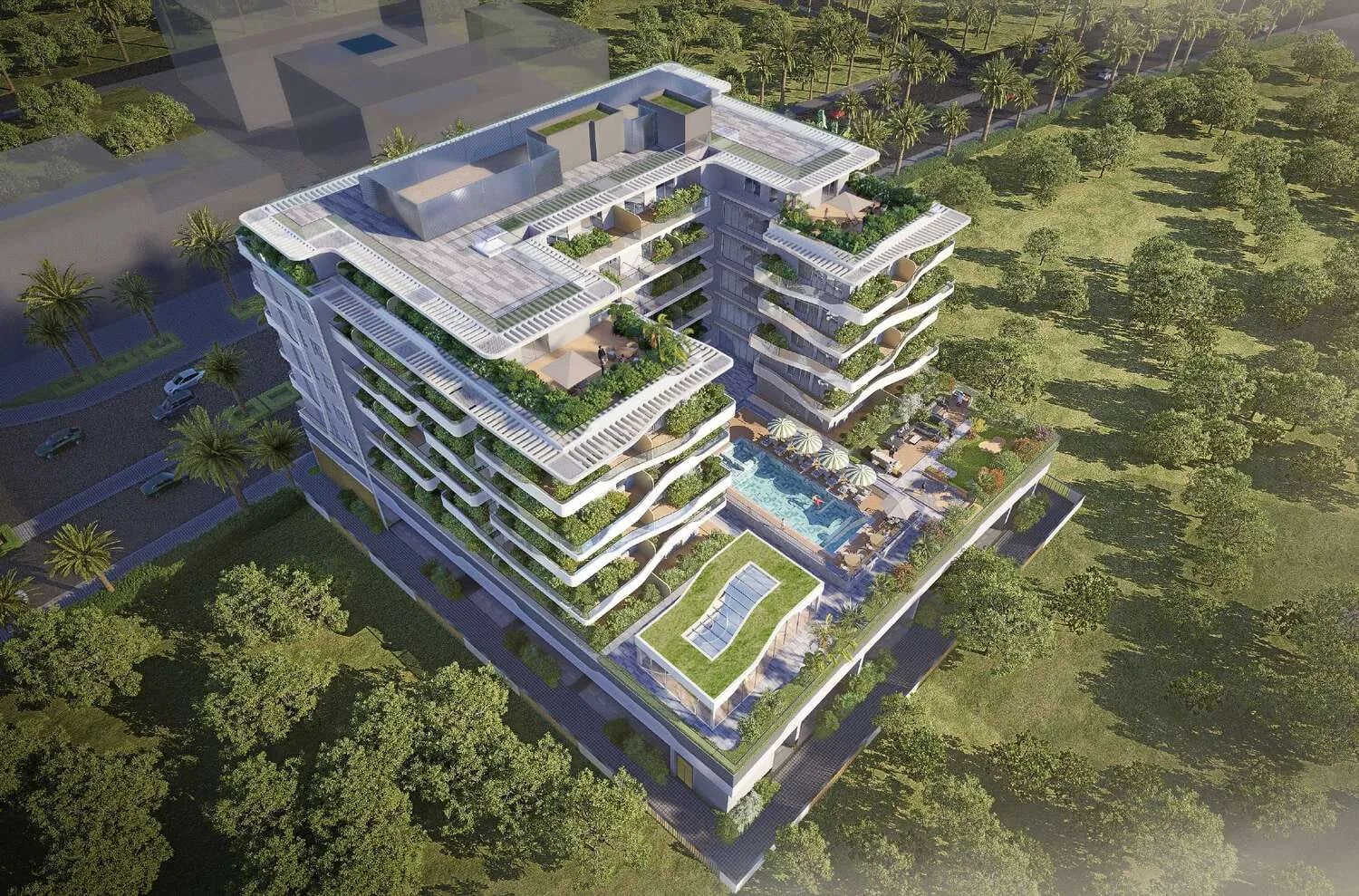 Sports View 2 by Al Helal Al Zahaby Real Estate Development (HZ Development), image 4 of 14. Render supplied by developer.