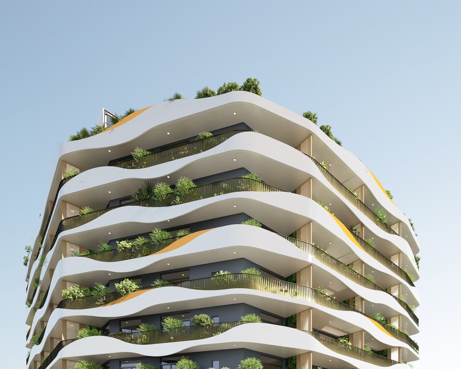 Forest City 2 by Al Helal Al Zahaby Real Estate Development (HZ Development), image 4 of 20. Render supplied by developer.