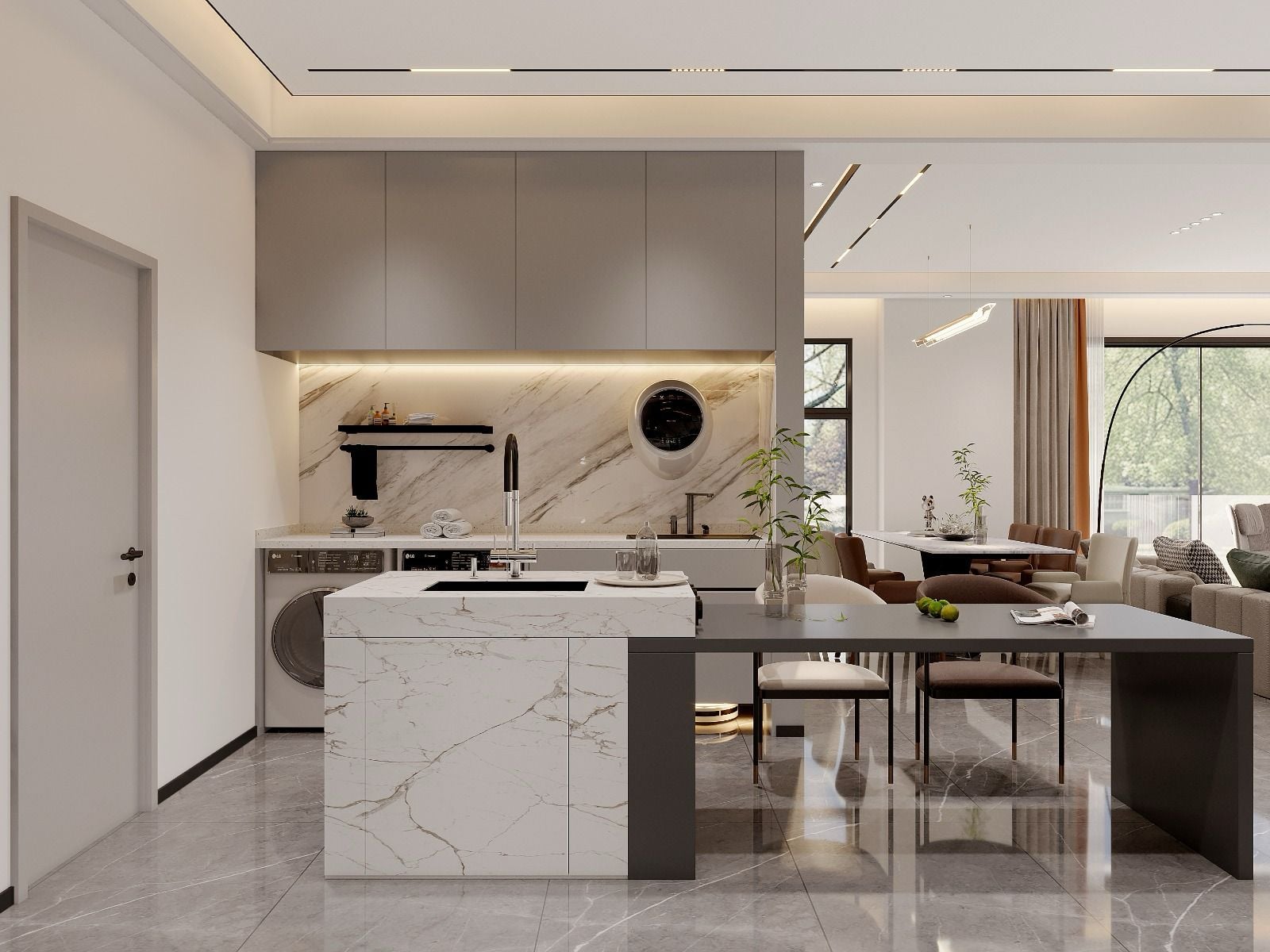 Forest City 2 by Al Helal Al Zahaby Real Estate Development (HZ Development), image 10 of 20. Render supplied by developer.