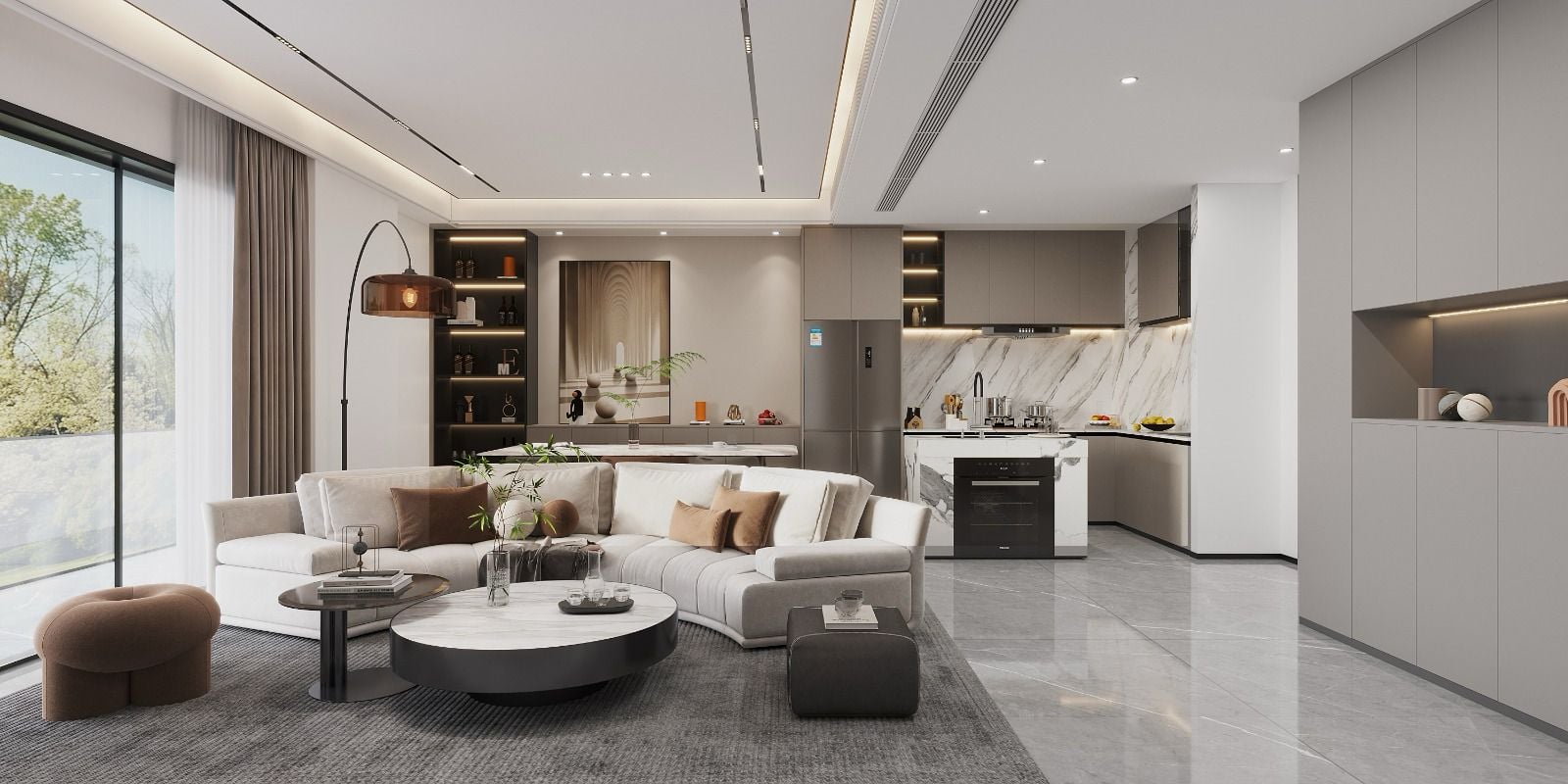 Forest City 2 by Al Helal Al Zahaby Real Estate Development (HZ Development), image 15 of 20. Render supplied by developer.
