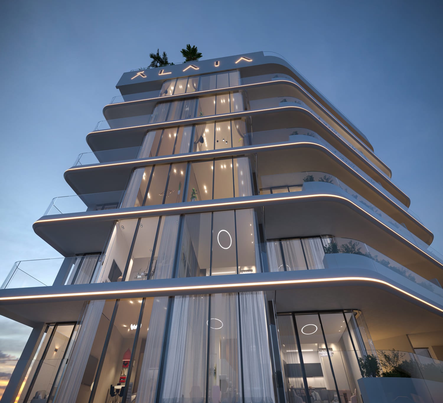 Chelsea Gardens by Alaia Developments, image 2 of 10. Render supplied by developer.