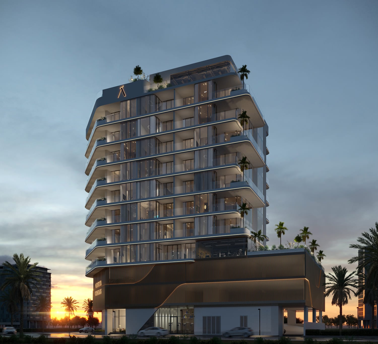 Chelsea Gardens by Alaia Developments, image 5 of 10. Render supplied by developer.