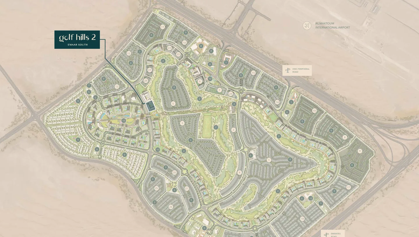 Golf Hills 2 by Emaar, image 4 of 5. Render supplied by developer.