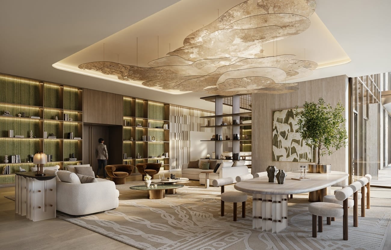 Silva Dubai Creek Harbour by Emaar, image 5 of 6. Render supplied by developer.