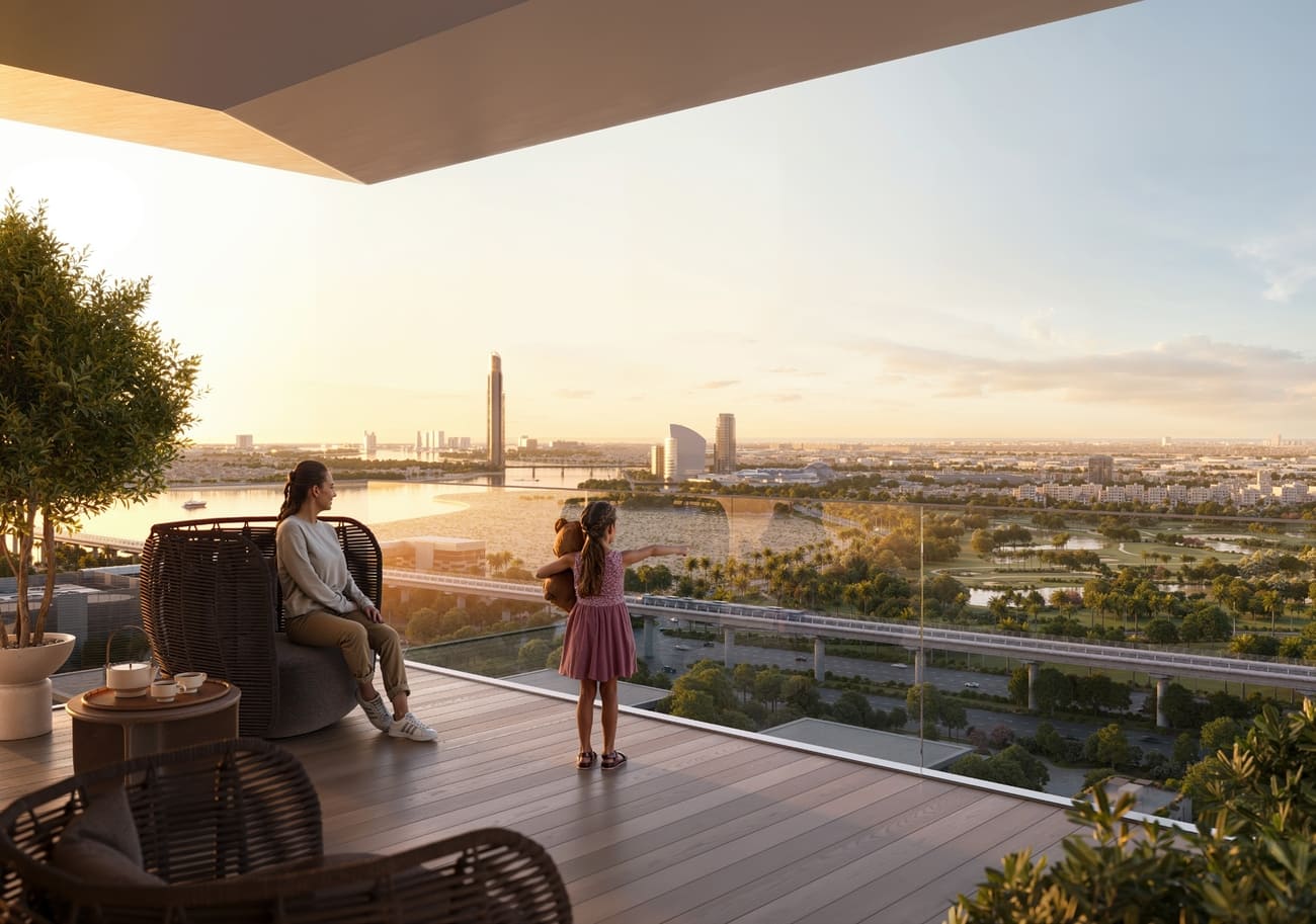 Silva Dubai Creek Harbour by Emaar, image 1 of 6. Render supplied by developer.