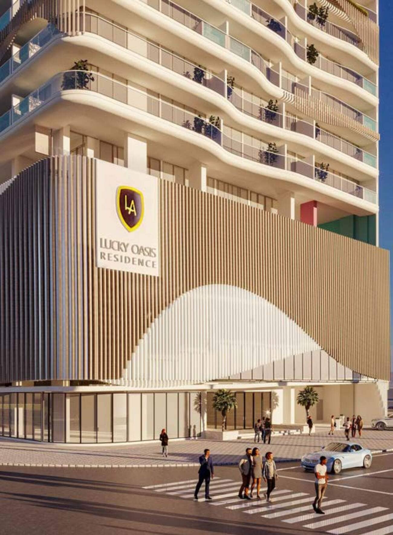 Lucky Oasis Residence, image 1 of 11. Render supplied by developer.
