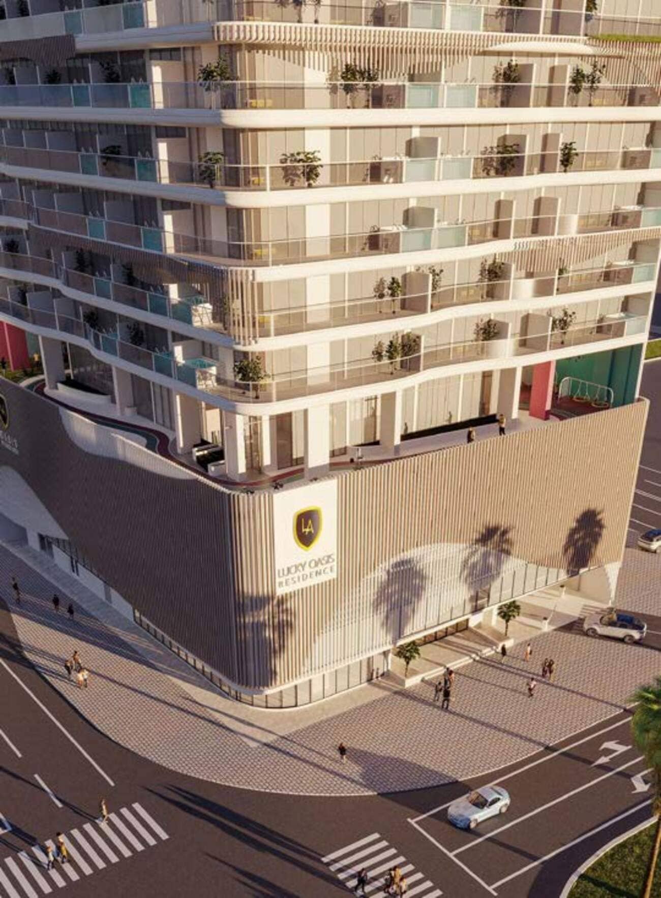 Lucky Oasis Residence, image 2 of 11. Render supplied by developer.