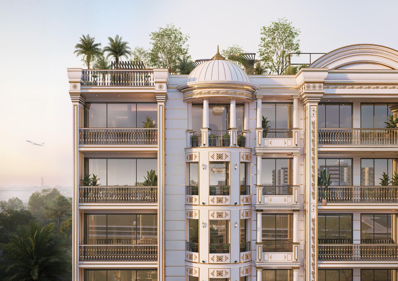 Crown Palace by Amirah Developments, image 2 of 7. Render supplied by developer.