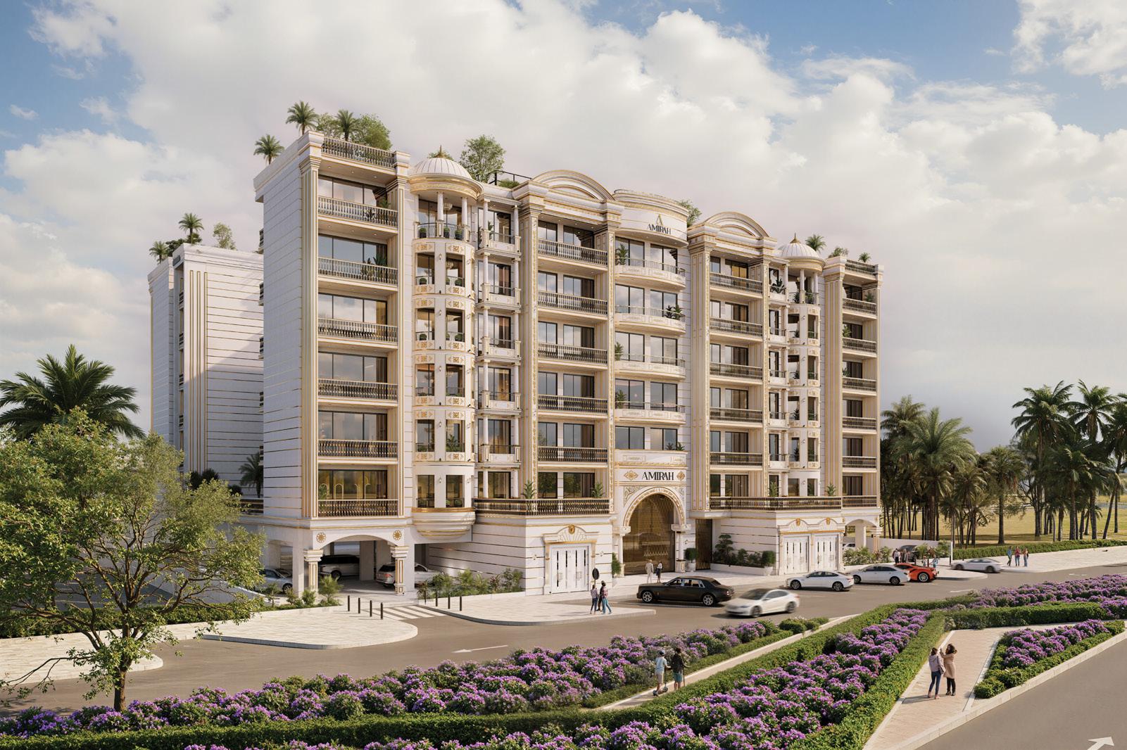 Crown Palace by Amirah Developments, image 3 of 7. Render supplied by developer.