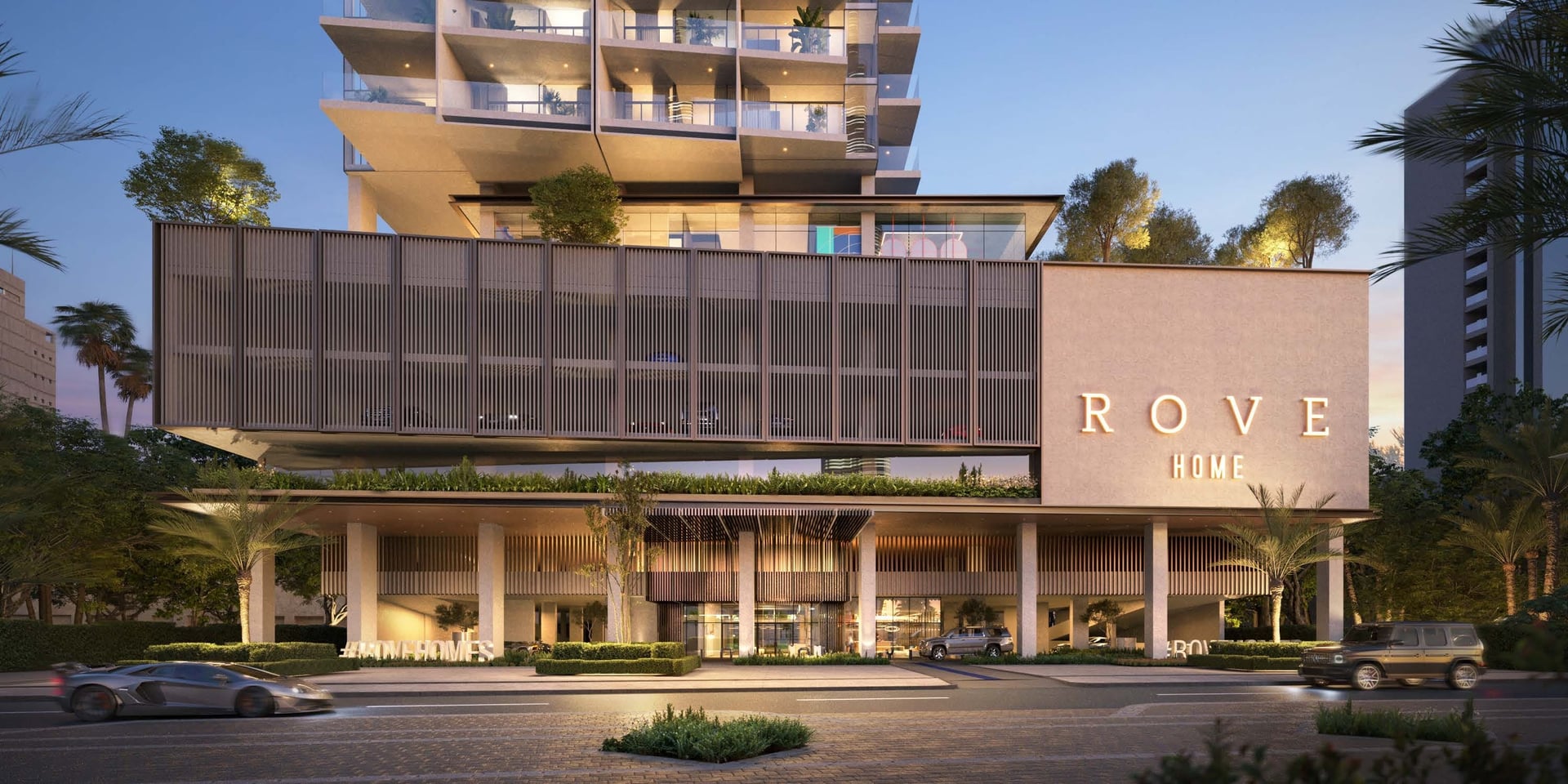 Rove Home Downtown by IRTH Group, Downtown Dubai. Render supplied by developer.