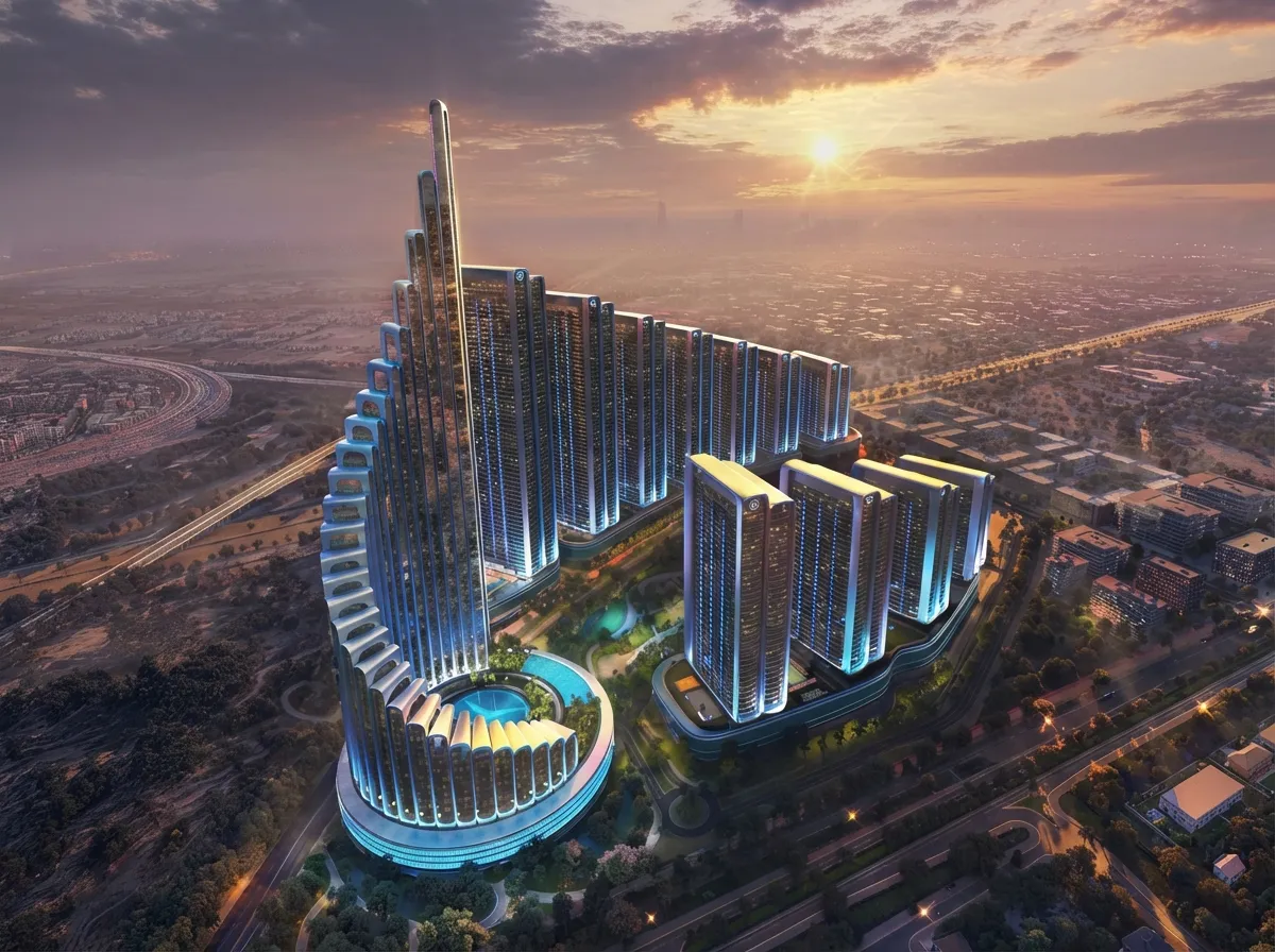 Vision Iconic by Binghatti, image 5 of 10. Render supplied by developer.