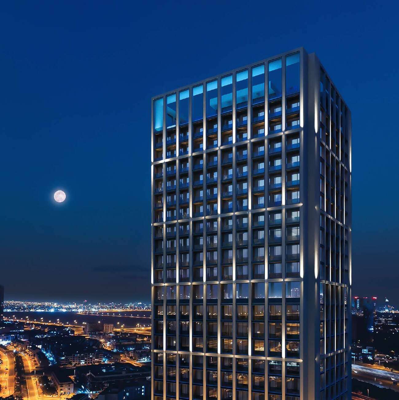 Binghatti Twilight, image 1 of 13. Render supplied by developer.