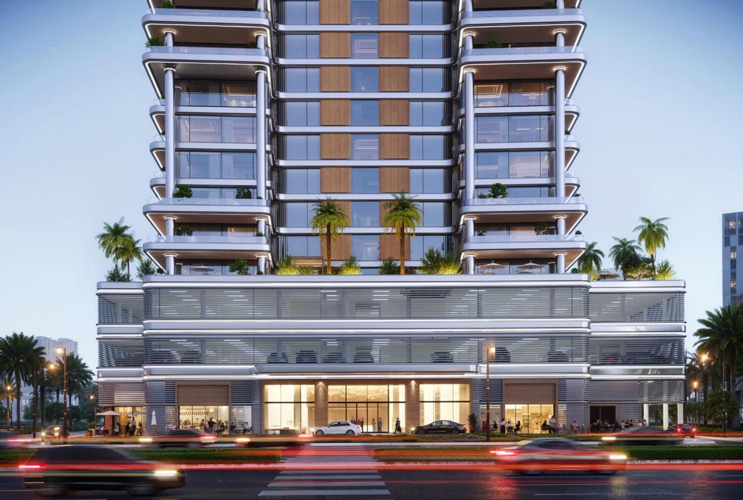 Binghatti Hillside, image 2 of 14. Render supplied by developer.