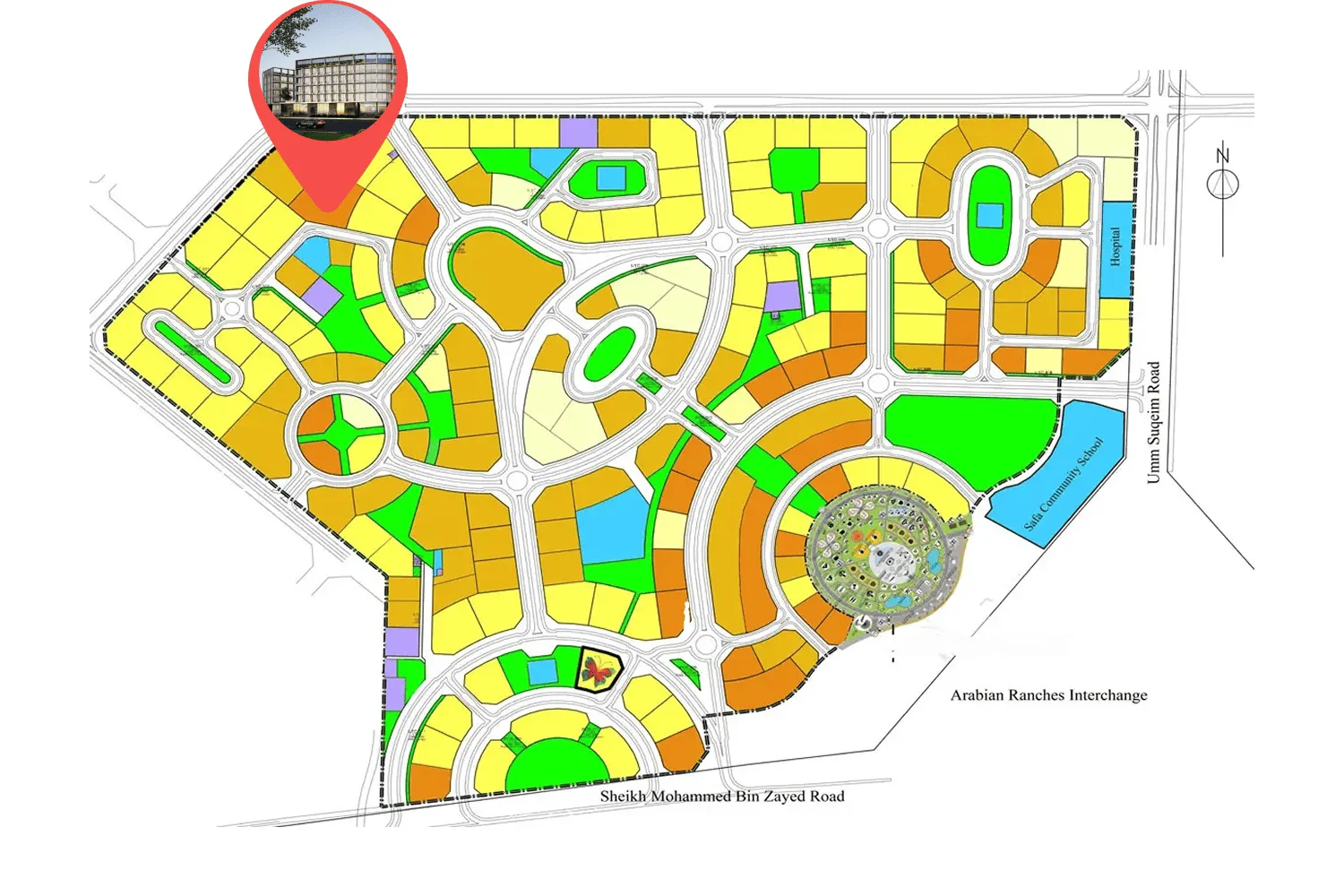 Binghatti HillCrest, image 5 of 5. Render supplied by developer.