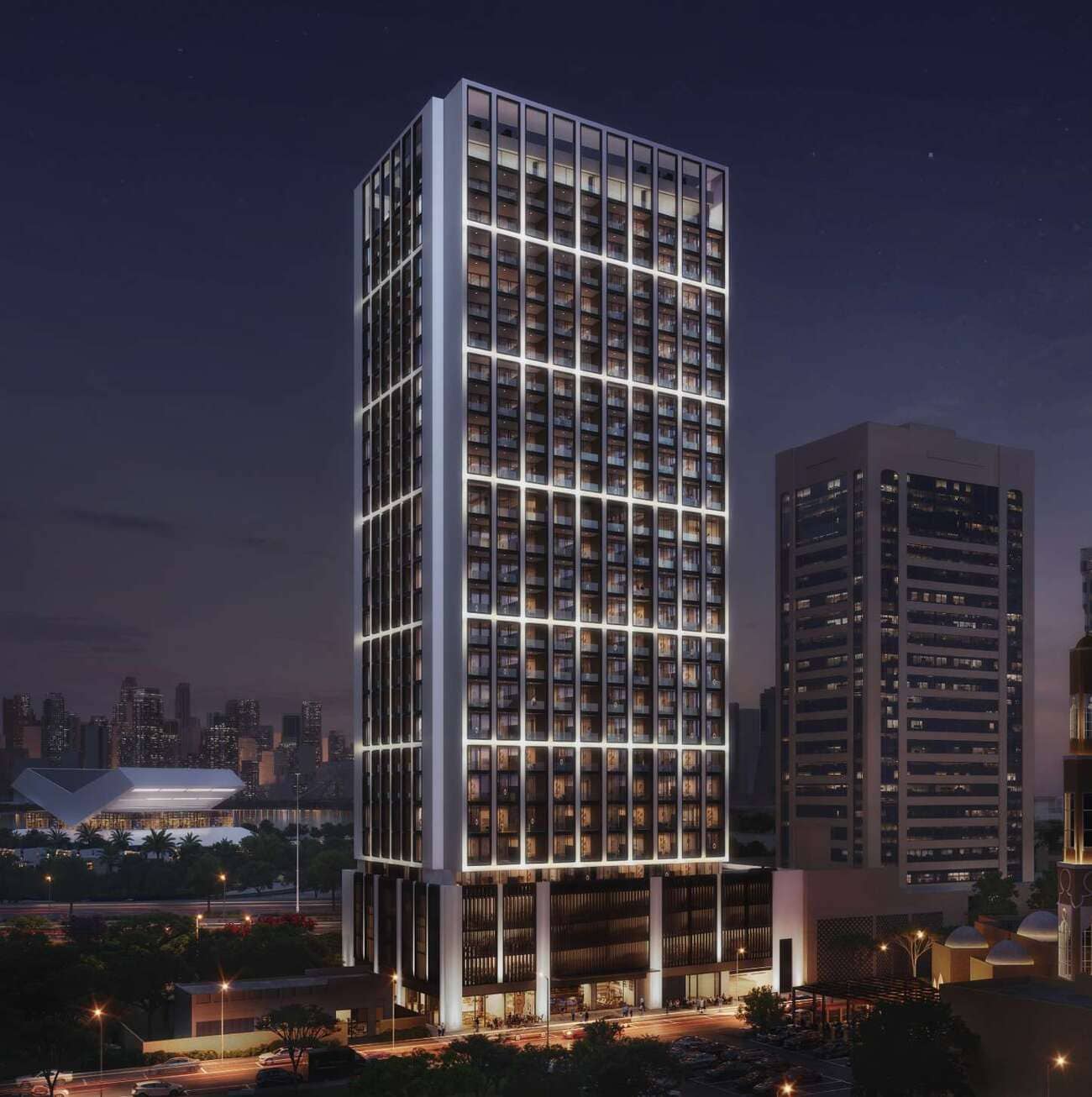 Binghatti Twilight, image 2 of 13. Render supplied by developer.