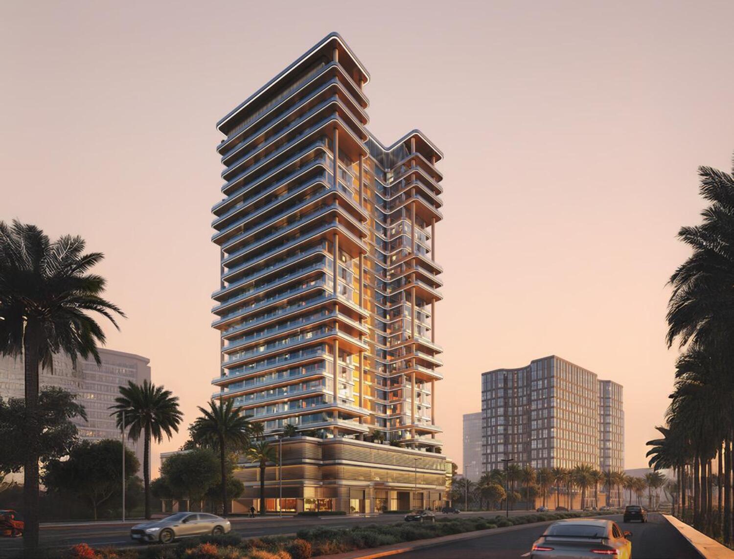 Binghatti Hillside, image 3 of 14. Render supplied by developer.