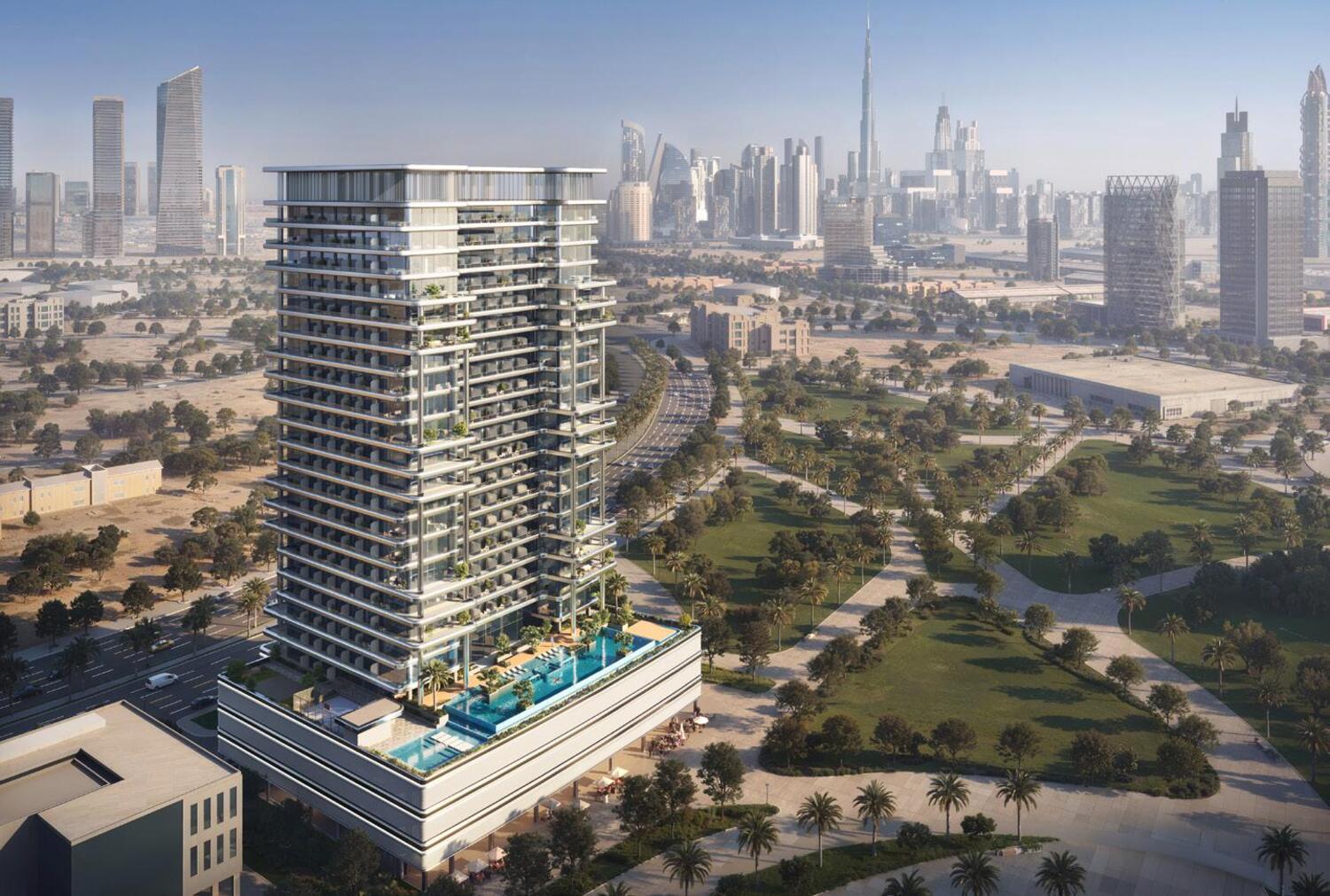Binghatti Hillside, image 5 of 14. Render supplied by developer.