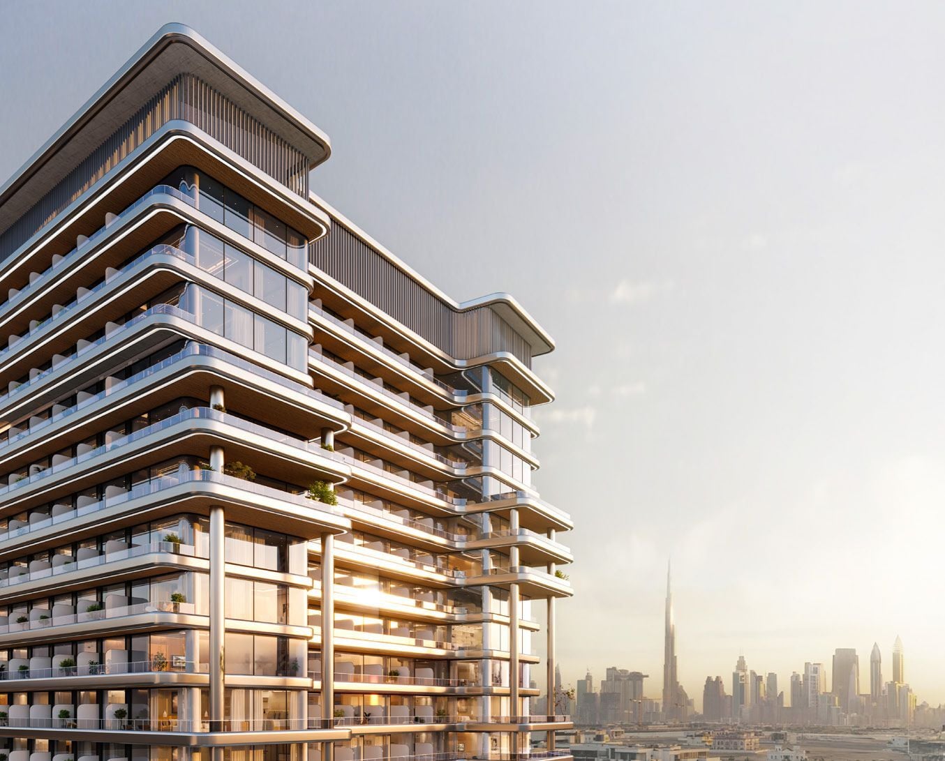 Binghatti Hillside, image 6 of 14. Render supplied by developer.