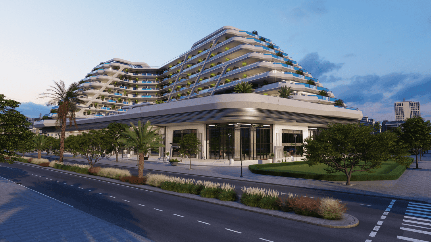 Samana Mykonos Signature, image 1 of 16. Render supplied by developer.