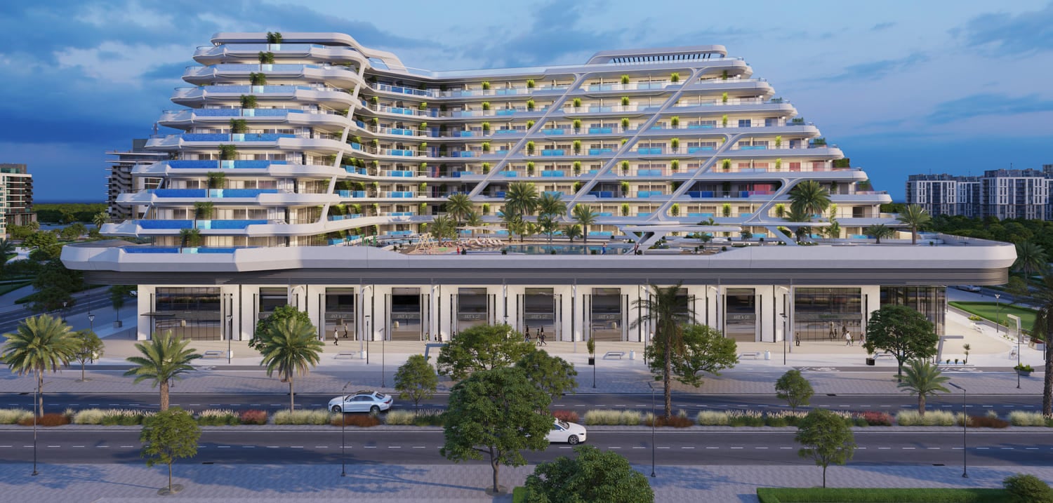 Samana Mykonos Signature, image 3 of 16. Render supplied by developer.