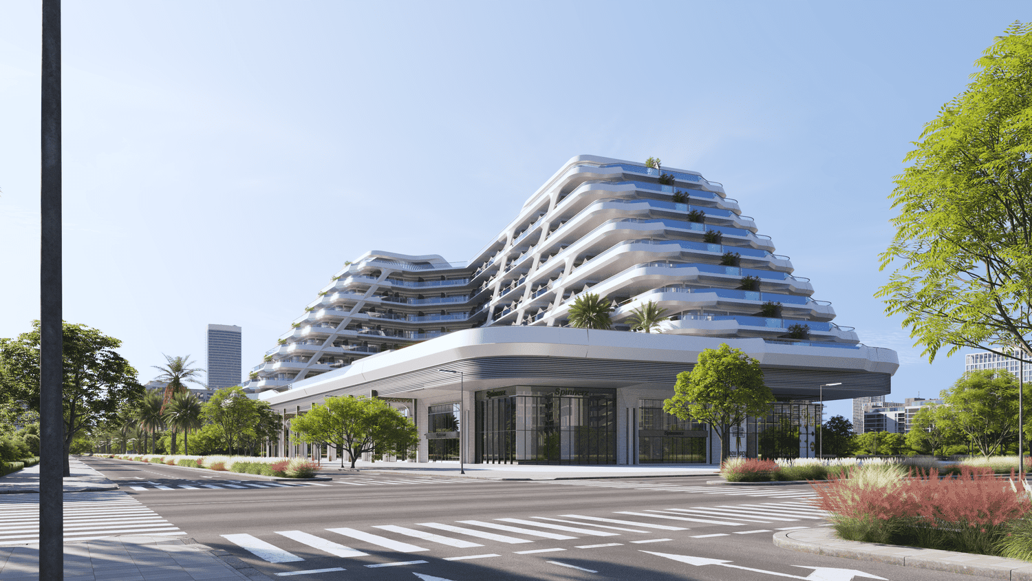 Samana Mykonos Signature, image 4 of 16. Render supplied by developer.