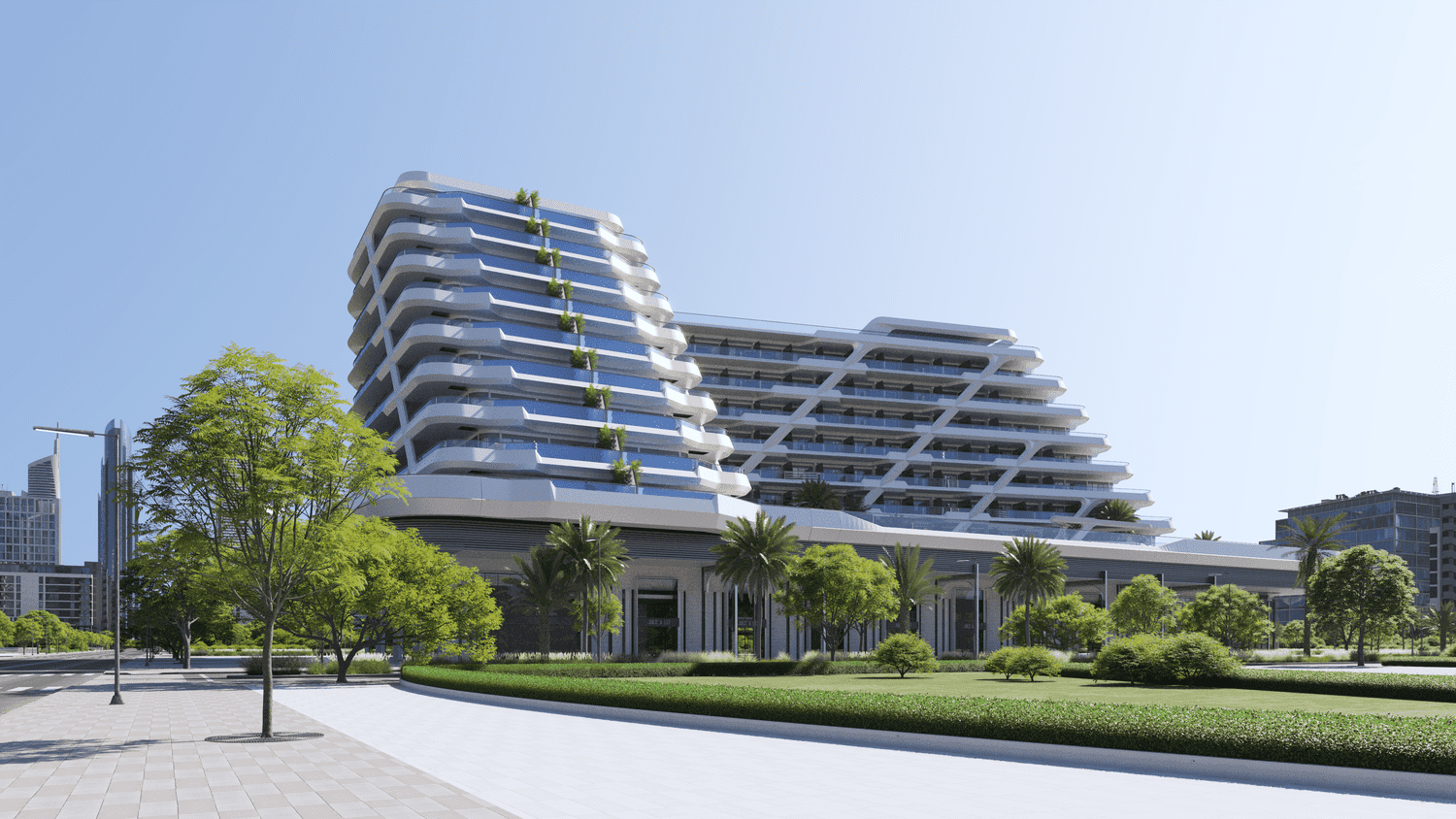 Samana Mykonos Signature, image 5 of 16. Render supplied by developer.