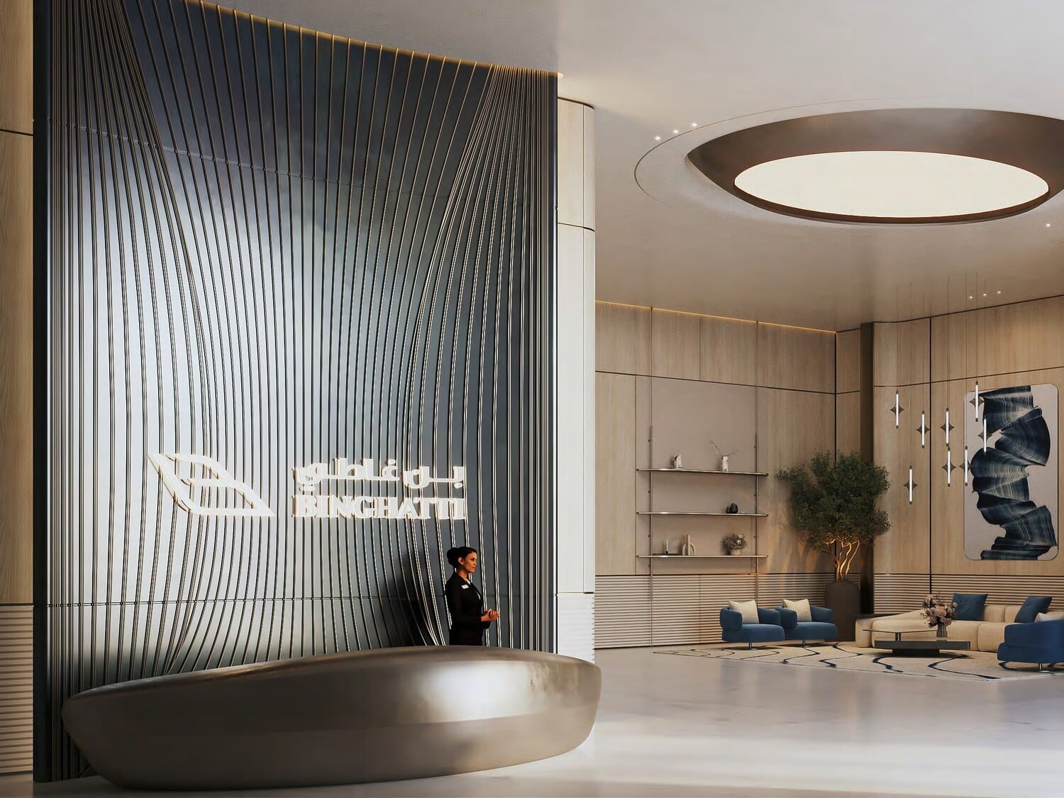 Binghatti Skyhall, image 5 of 6. Render supplied by developer.