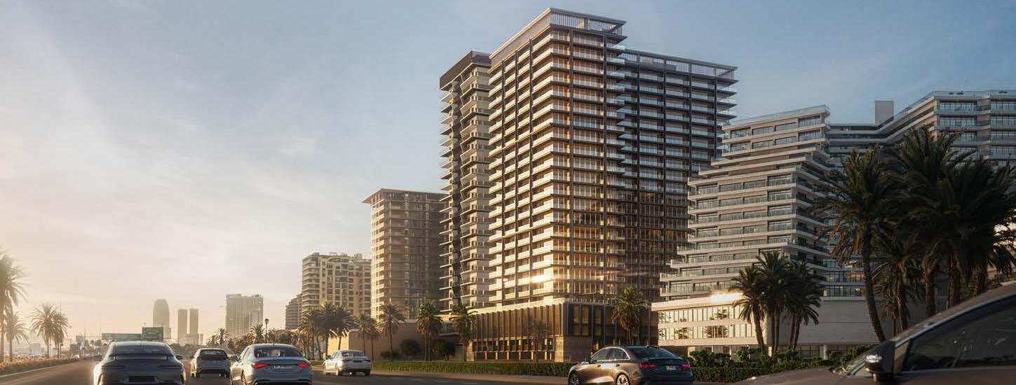Binghatti Starlight by Binghatti, Al Jaddaf. Render supplied by developer.