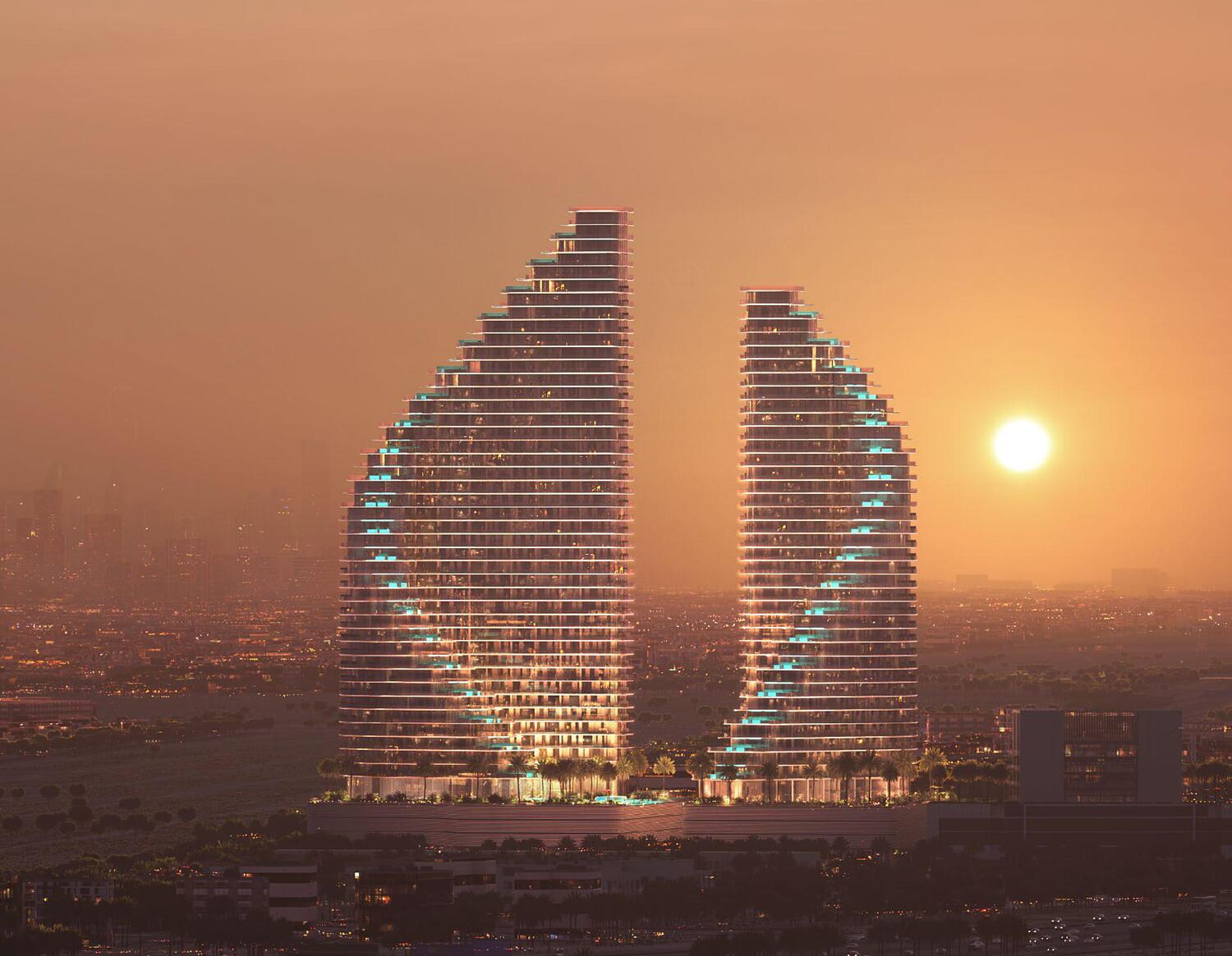 Binghatti Flare, image 4 of 15. Render supplied by developer.