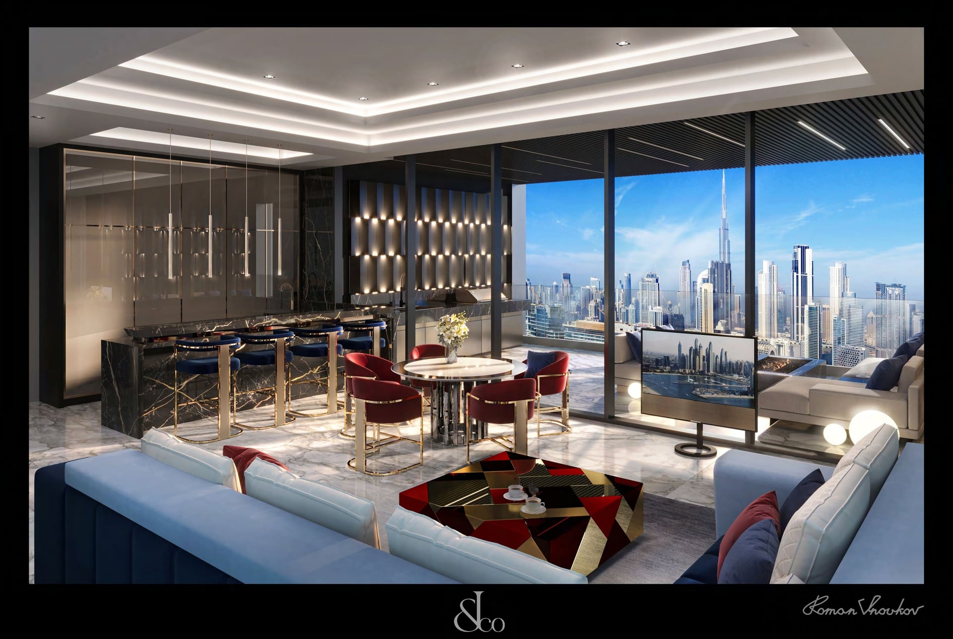 Burj Binghatti Jacob and Co Residences, image 6 of 24. Render supplied by developer.
