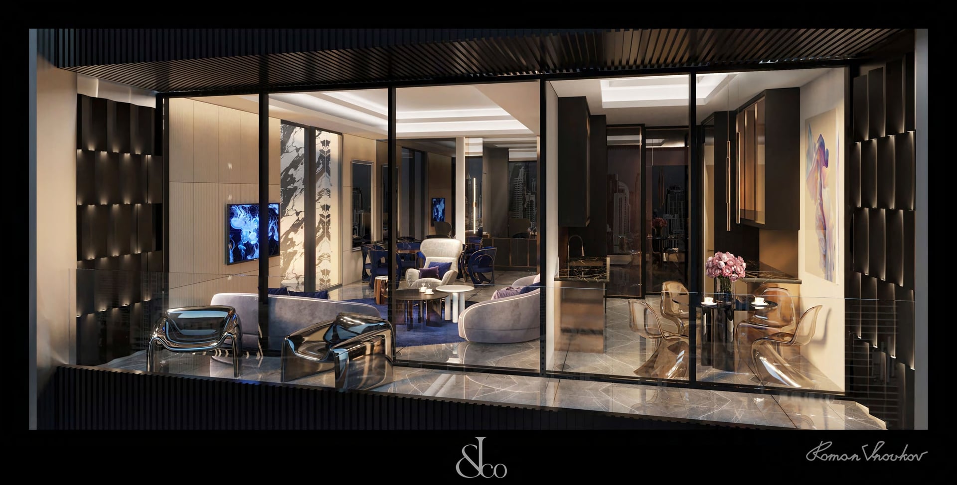 Burj Binghatti Jacob and Co Residences, image 9 of 24. Render supplied by developer.