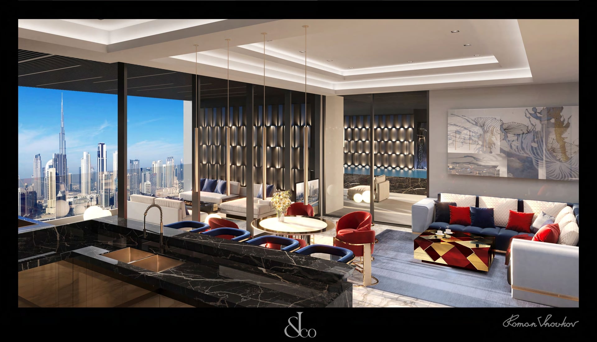 Burj Binghatti Jacob and Co Residences, image 11 of 24. Render supplied by developer.