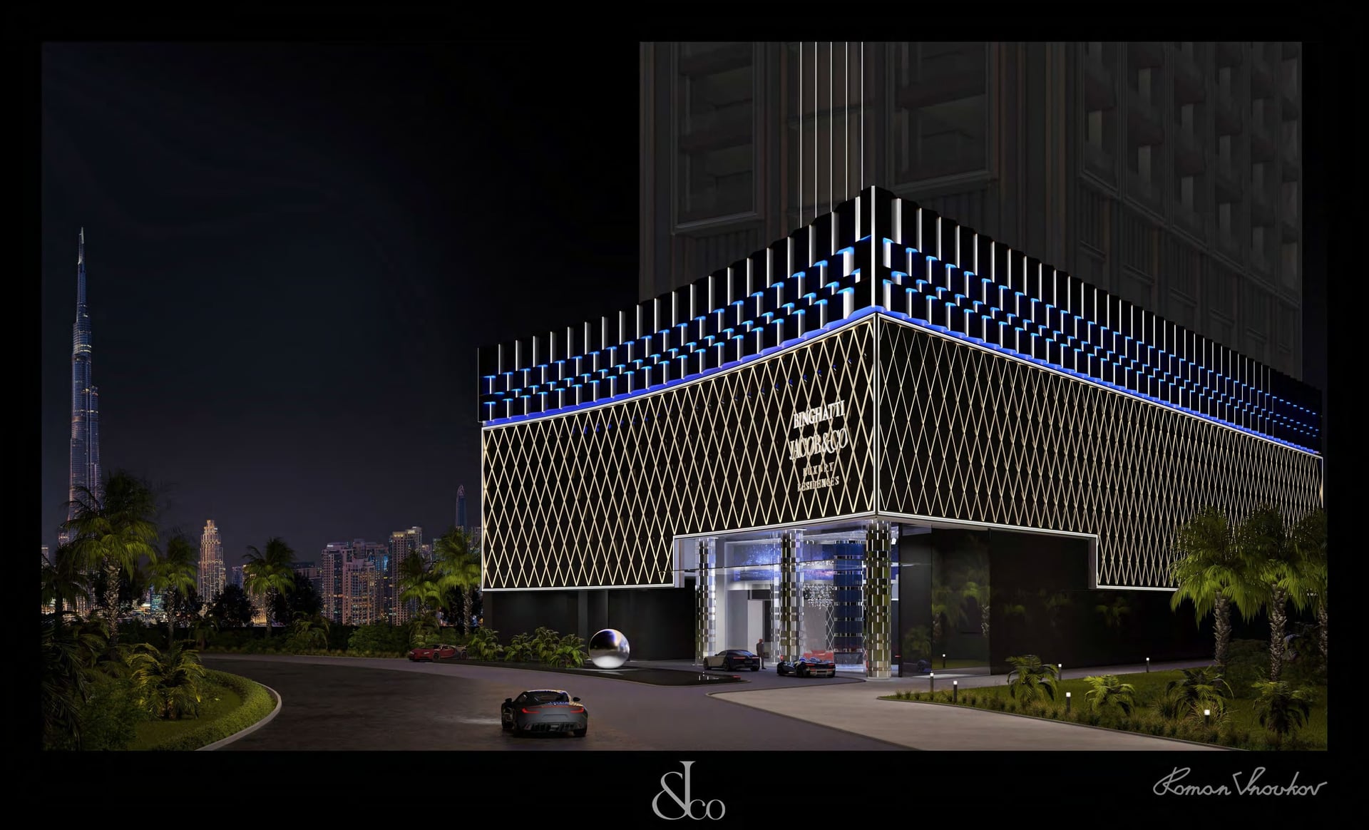Burj Binghatti Jacob and Co Residences, image 1 of 24. Render supplied by developer.