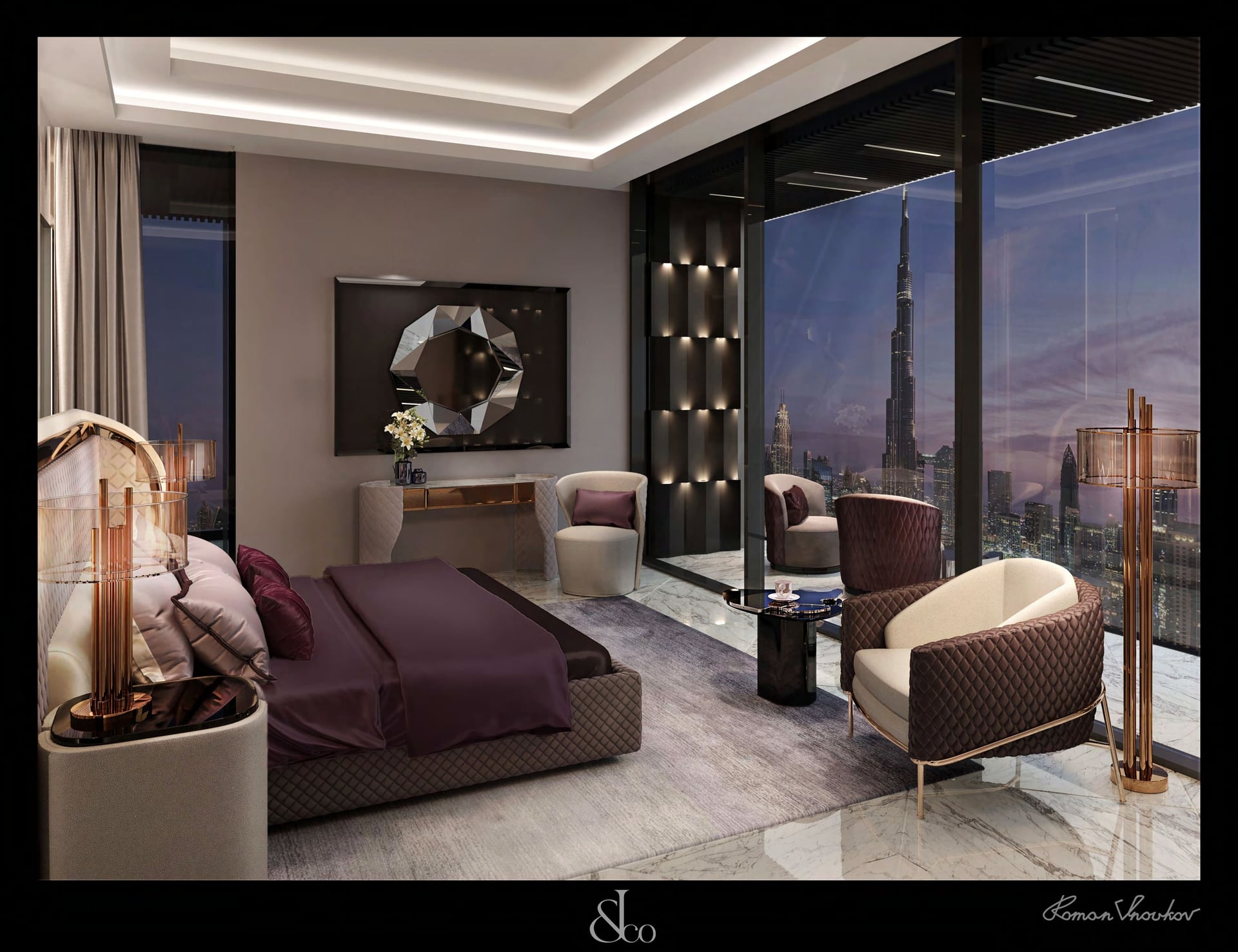 Burj Binghatti Jacob and Co Residences, image 12 of 24. Render supplied by developer.