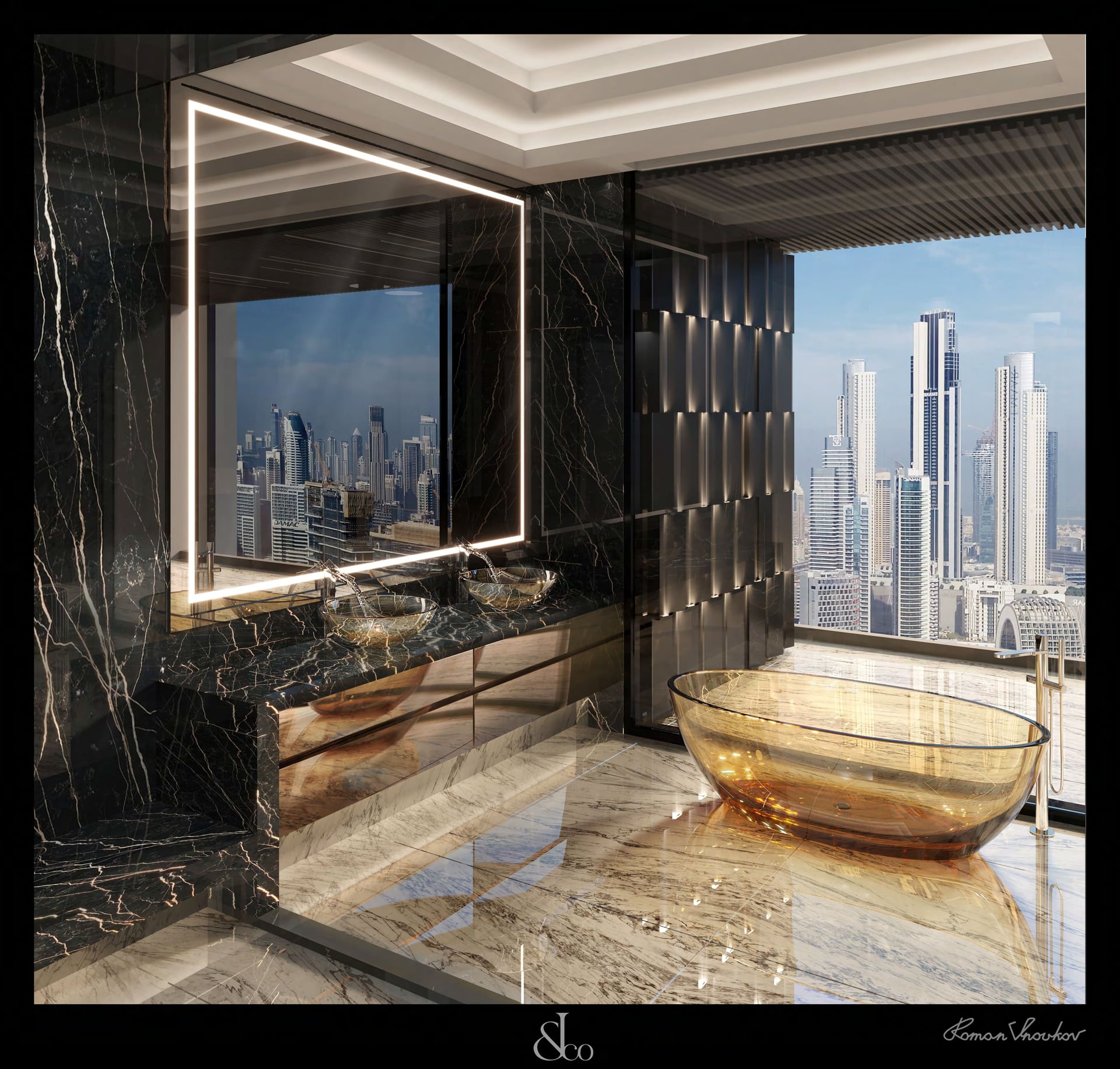 Burj Binghatti Jacob and Co Residences, image 14 of 24. Render supplied by developer.