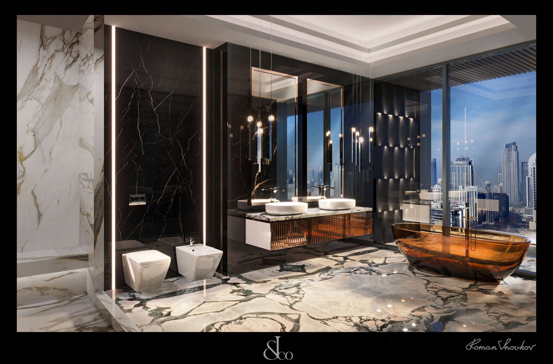 Burj Binghatti Jacob and Co Residences, image 19 of 24. Render supplied by developer.