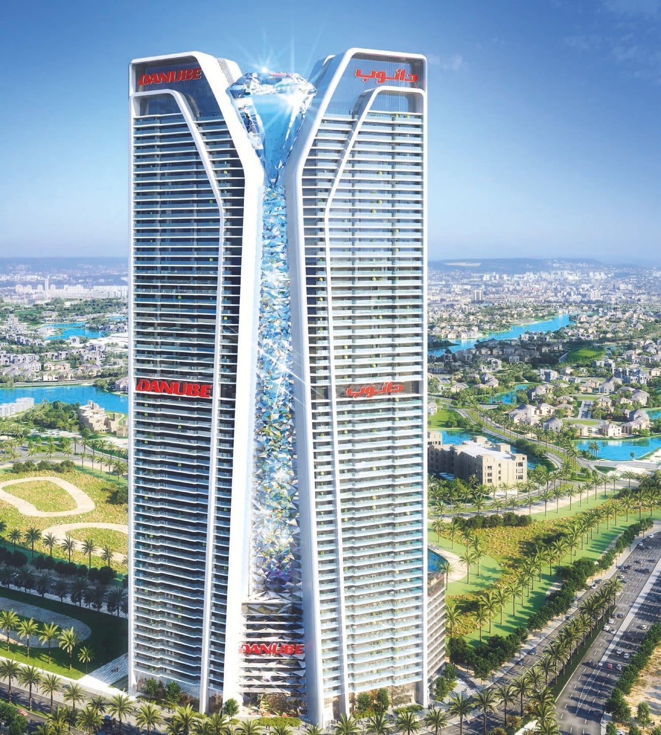 Diamondz by Danube, image 1 of 10. Render supplied by developer.