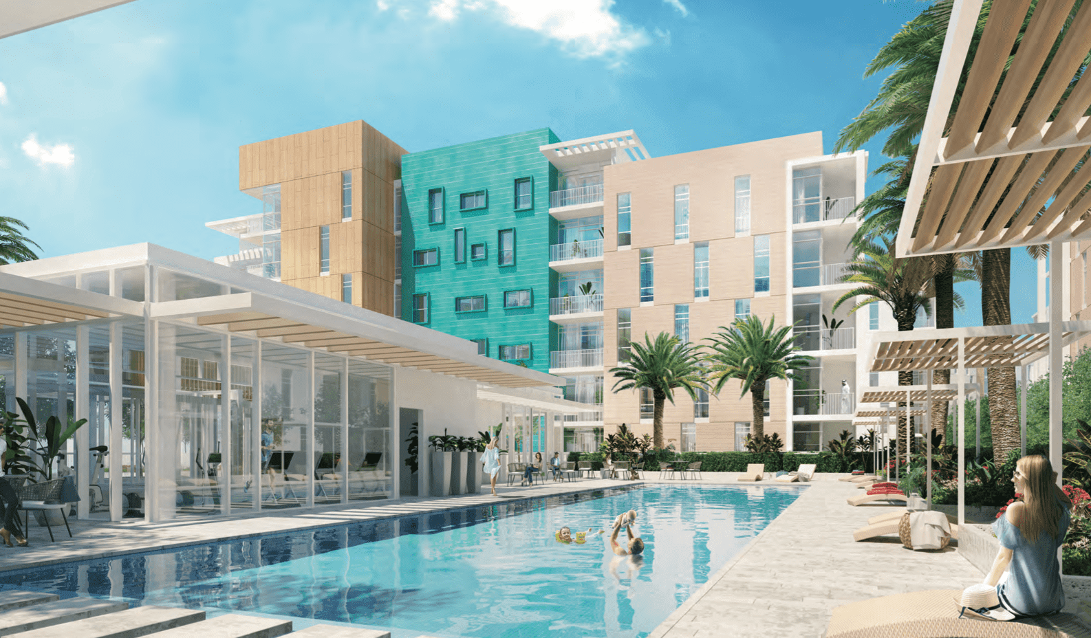 Uptown Al Zahia by Majid Al Futtaim, image 6 of 12. Render supplied by developer.