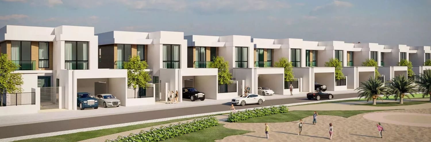 Granada Villas II by RAK Properties, Mina Al Arab. Render supplied by developer.