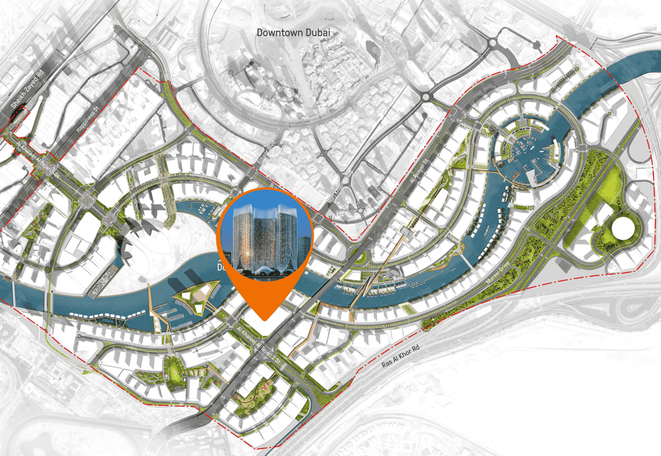 Binghatti Skyrise, image 15 of 19. Render supplied by developer.