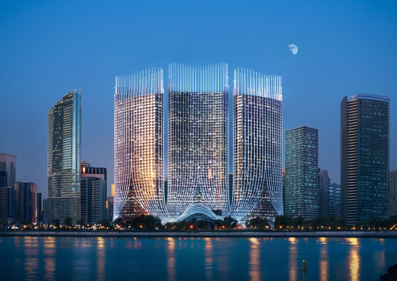 Binghatti Skyrise by Binghatti, Business Bay. Render supplied by developer.
