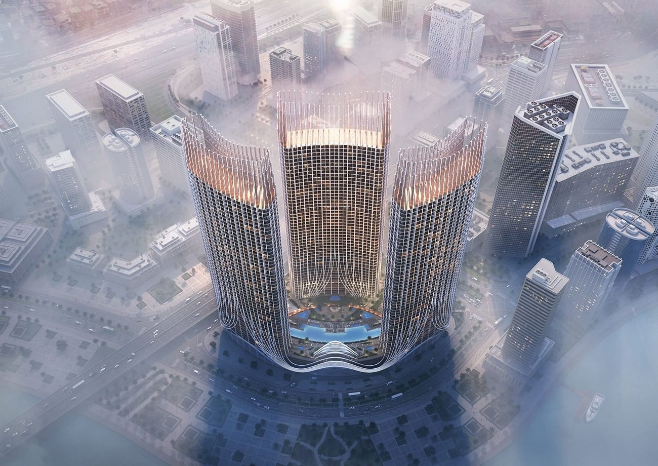 Binghatti Skyrise, image 4 of 19. Render supplied by developer.